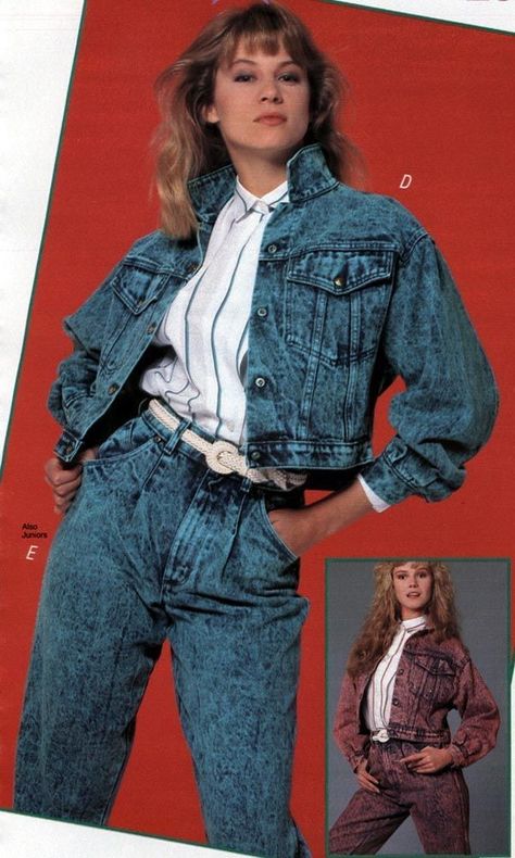 80s Jeans Outfit, 80s Denim Outfit, 80s Fashion Denim, Vintage 80s Clothing, Dress 80s Style, 1980s Outfits, Vintage Fashion 1980s, 1980s Fashion Women, Fashion 60s