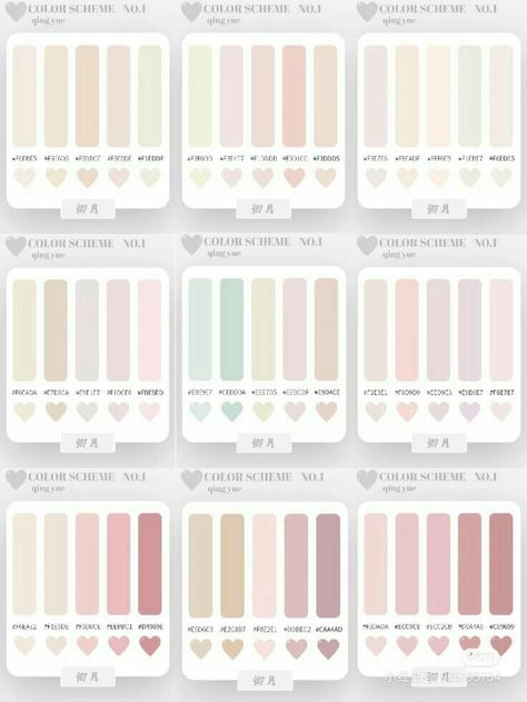 Pastel Color Pallet, Wallpaper Codes, Color Coding Notes, Hex Color, Hex Color Palette, Color Pallete, Deco Stickers, Hex Color Codes, Pastel Colour Palette