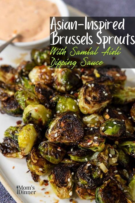 Asian Brussel Sprouts, Soy Glaze, Crispy Brussel Sprouts, Seasoned Veggies, Sprout Recipes, Brussels Sprouts Recipe, Dinner Side Dishes, Roasted Brussel Sprouts, Starters Recipes