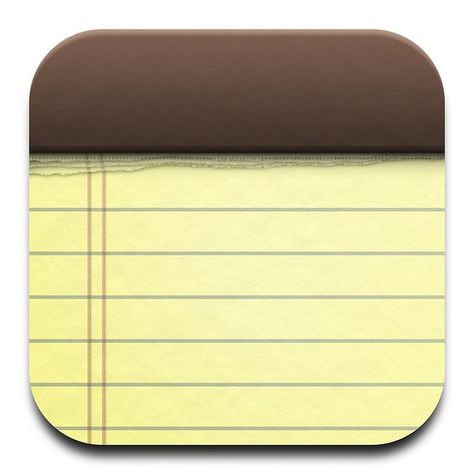 Notes icon | Source: USPTO Trademark no.: 85019396 | Sebastiaan de With | Flickr Old App Logos, Old Apps, Notes Icon, Iphone Logo, Apple Icon, Cute App, Phone Inspiration, Old Logo, Homescreen Iphone