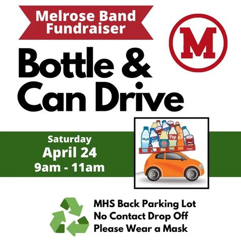 MHS marching band to hold bottle, can drive Drive Poster, High School Marching Band, Good Cause, Marching Band, Pull Ups, Hold On, High School, Drive, Band