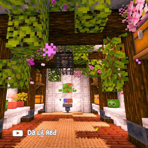 Zombie XP farm overgrown build and decorations  If you're looking for some cozy modded Minecraft vibes, be sure to subscribe over on Youtube to see more from this cozy, modded world ⁠ #dalilred #minecraft #dalilredminecraft #minecraftbuilder #minecraftbuilds #dalilredcozy #redsworld #dalilredsworld #betterminecraft #moddedminecraft #dalilredmoddedminecraft #minecraftxpfarmbuild Minecraft Xp Farm Decoration, Zombie Xp Farm Minecraft, Minecraft Mob Spawner Room Design, Minecraft Mob Spawner Farm Design, Zombie Farm Minecraft, Minecraft Spider Spawner Farm, Minecraft Xp Farm Design, Minecraft Lava Farm, Minecraft Spawner Xp Farm