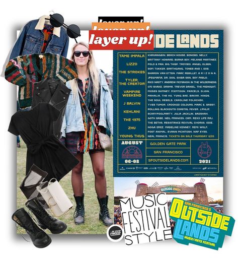 Music Festival Style: Outside Lands SF (7.23.2021) Outfit | ShopLook Outside Lands Outfit, Music Festival Style, Brittany Howard, Golden Gate Park San Francisco, Festival Fashion Outfit, Angel Olsen, Combat Boots Black, Outside Lands, Music Festival Fashion