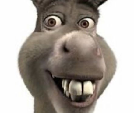 Buck Tooth Emoji, Buck Teeth Funny, Donkey In Shrek, Stuffy Nose Meme Funny, Buck Teeth, Tooth Cartoon, Donkey Meme, Shrek, Whips