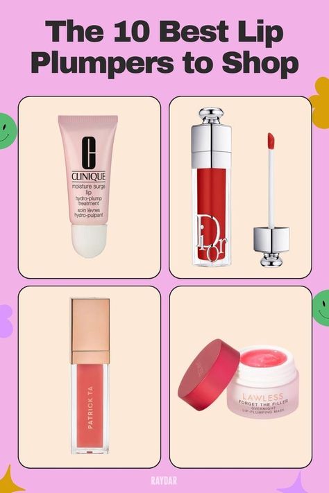 Instant volume, subtle tingles, and a range of finishes—our favorite lip plumpers have it all. Whether you’re after a natural boost or a more dramatic pout, see options from Tarte Cosmetics, Fenty Beauty, and more to find the formula that brings your lips to life. Lip Plumpers, Patrick Ta, Clinique Moisture Surge, Overnight Mask, Tarte Cosmetics, Fenty Beauty, Lip Plumper, In Design, The 10