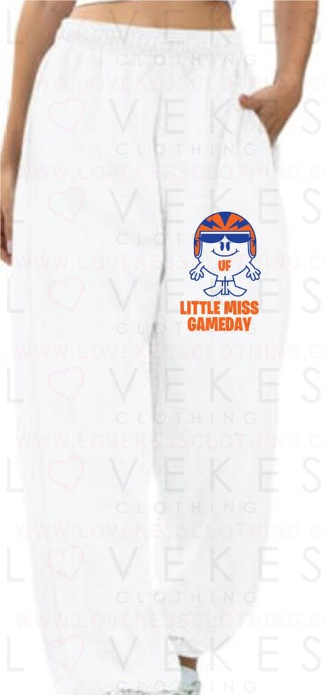 The Must Have College Items of the Season from LoveKess Clothing! Sorority Pajamas, College Sweatpants, College Items, Bed Party, Library Study, White Sweatpants, Perfect Bed, Girls Dorm Room, Dolphin Shorts