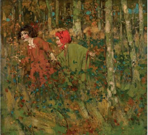 Through the Woods by George Henry RSA RSW (1852-1943) Japan Watercolor, Figure Painter, George Henry, Glasgow School, Glasgow School Of Art, Free Woodworking Plans, Scottish Art, Scottish Artists, Art Society