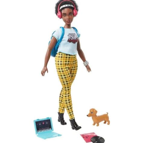 Barbie "Brooklyn" Roberts Is A Character From The Barbie Franchise Who Is A New York Native With A Big Personality. She Is Fearless, Smart, And Believes In The Limitless Possibilities Of Life. She Has Appeared In Three Movies, One Series, And Her Own Digital Series, Barbie Life In The City. 2/$25 Please Be Considerate When Bundling To Keep It Under 5lbs This Item Is Part Of My Make Your Own Bundle Sale. Choose 2 Listings That Say 2/$25 In The Title And I'll Offer $25. Choose More Then 2 And I'll Barbie And Her Sisters, Big Blue House, Life In The City, Barbie Doll Accessories, Barbie Shoes, Black Combat Boots, Barbie Life, Barbie Toys, Black Dolls