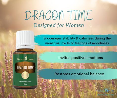 Dragon Time, The Menstrual Cycle, Menstrual Pain, Emotional Balance, Positive Emotions, Cycling Women, Essential Oil Recipes, Young Living Essential Oils, Oil Recipes