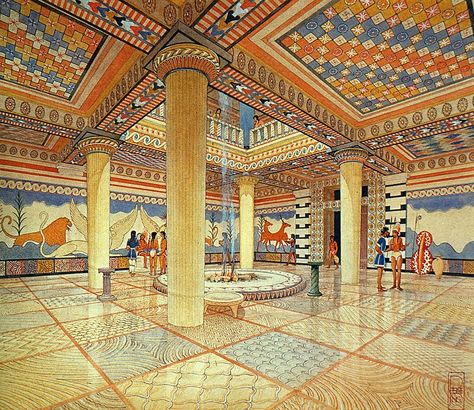 Minoan Architecture, Knossos Palace, Sea Peoples, Minoan Art, Architecture Antique, Grece Antique, Greek History, Art Antique, Ancient Architecture