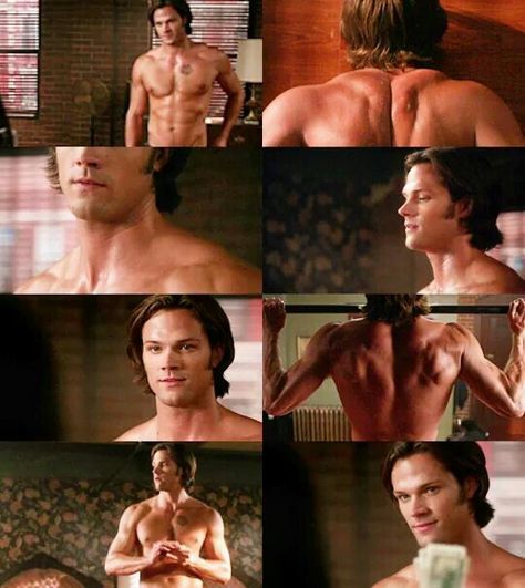 Jared Padalecki Shirtless, Supernatural Fanfiction, Supernatural Series, Jared Padalecki Supernatural, Supernatural Pictures, Supernatural Dean Winchester, Winchester Supernatural, Supernatural Tv Show, Supernatural Sam