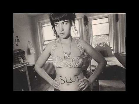 Bikini Kill - Star Bellied Boy - From their Peel Sessions 7 (1993) Kathleen Hanna, Badass Women, Twitter Instagram, Tattoos, Twitter, Black