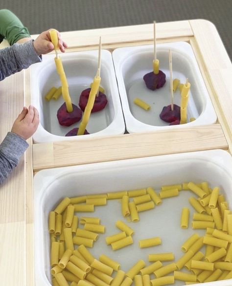 Flisat Table Ideas, Ikea Flisat Table Ideas, Small World Eyfs, Flisat Table Activities, Ikea Flisat Table, Table Activities, Sensory Play Ideas, Toddler Sensory Bins, Flisat Table