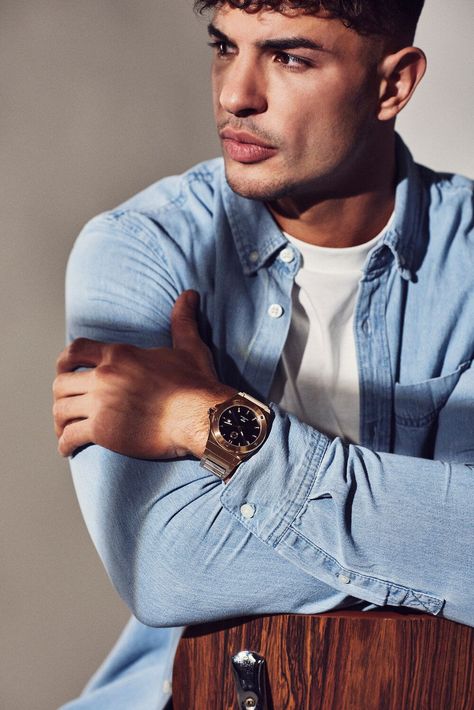 Pose With Watch, Watch Photography With Model, Watch Model Poses, Watch Model Photography, Watch Editorial Photography, Men Watch Photography, Watch Photoshoot, Male Model Poses, Indian Male Model