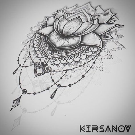 Lotus Mandala Tattoo, Wörter Tattoos, Tattoo Lotus, Polynesian Tattoos, Geometric Tattoos, Drawing Tattoo, Geniale Tattoos, Lace Tattoo, Lotus Tattoo