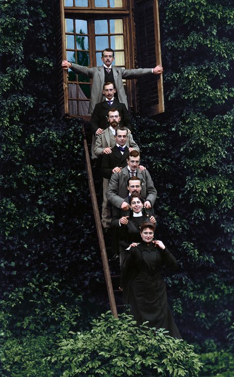 In Darmstadt, 1899.  From the top: Grand Duke Boris Vladimirovich of Russia,   Prince Nicholas of Greece and Denmark, Emperor Nicholas II of Russia, Grand Duke Andrei Vladimirovich of Russia (?),... Nicholas Ii Of Russia, Alexei Romanov, Nicolas Ii, Grand Duchess Olga, House Of Romanov, Alexandra Feodorovna, Romanov Dynasty, Tsar Nicholas Ii, Tsar Nicholas