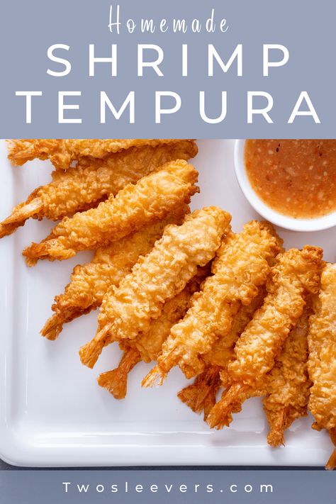 Tempura Prawns Plating, Tempura Flour Recipe, Tempura Batter Shrimp, Air Fried Tempura Shrimp, Tempura Fried Shrimp, Tempura Prawns Recipe, Homemade Tempura Batter, Diy Tempura Batter, Homemade Shrimp Tempura Sushi