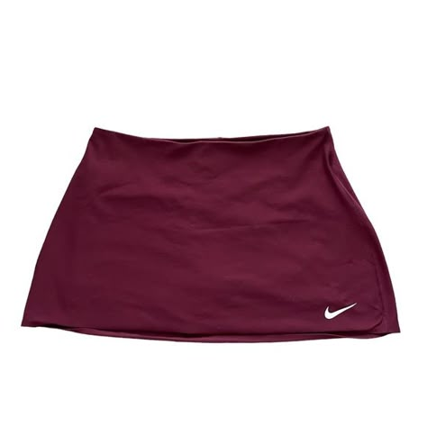 Nike Maroon Tennis Skirt - Large Tennis Skirt Png, Nike Mini Skirt, Red Tennis Skirt, Mode Tennis, Tennis Fits, Nike Dress, Nike Skirt, How To Have Style, 00s Mode