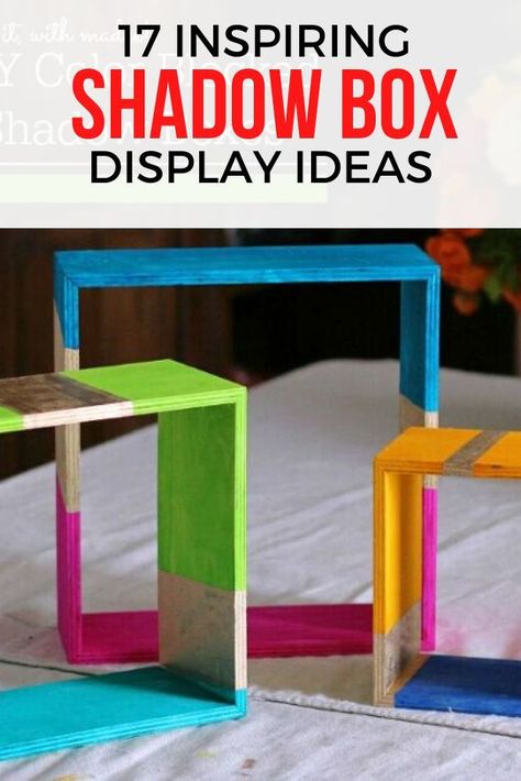 Shadowbox Ideas Diy, Shadow Boxes Ideas, Diy Shadow Box Frame, Shadowbox Diy, Diy Shadow Box Ideas, Simple Boyfriend Gifts, Shadowbox Ideas, Drawers Diy, Shadow Box Coffee Table