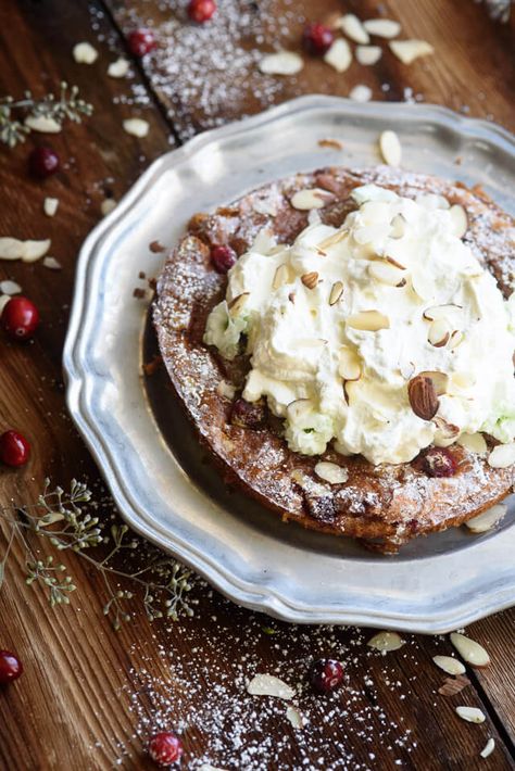 Cranberry Almond Clafoutis (Video!) Clafoutis Recipe, Clafoutis Recipes, Cranberry Almond, Creme Brûlée, Bake Goods, Baking Fun, French Dessert, Sweet Rolls, Cranberry Recipes