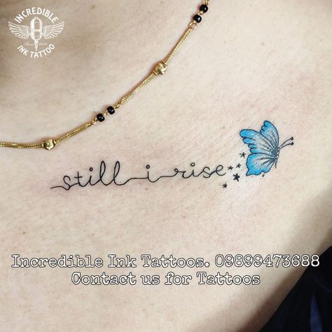 I Rise Tattoo, Still I Rise Tattoo, Rise Tattoo, Small Pretty Tattoos, Still I Rise, Butterfly Clip Art, Butterfly Clips, Birds Tattoo, Pretty Tattoos