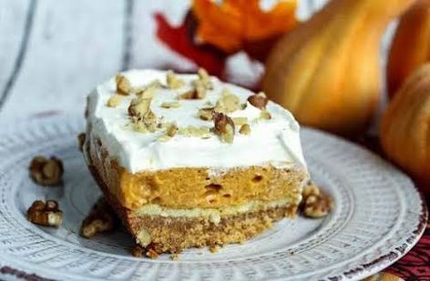 Perfect Fall Pumpkin Recipes | Just A Pinch | Just A Pinch Pecan Pie Shortbread, Walnut Dessert, Ribbon Pumpkin, Pie Pecan, Pumpkin Cobbler, Moist Pumpkin Bread, Pumpkin Pudding, Best Pumpkin Pie, Cake Mug