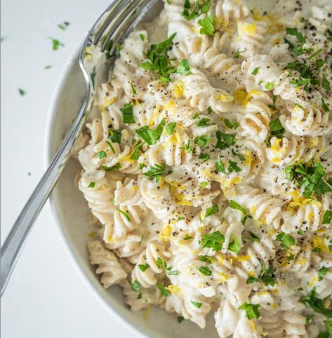 ricotta pasta, vegan, italian food, vegan pasta, vegan cheese, high protein recipes, protein, lupini, authentic italian, healthy recipes Tofu Ricotta, Homemade Tofu, Vegan Ricotta, Ricotta Pasta, 3 Ingredients, Dinner Time, Feeling Great, Ricotta, Plant Based