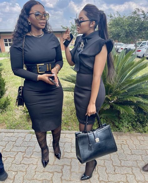 Formal Business Dress, Black Women Church Fashion, Black Women Business Attire, Church Outfit Black Women, Dresses For Women Classy, Stylish Business Outfits, Church Girl, Classy Short Dresses, Black Attire