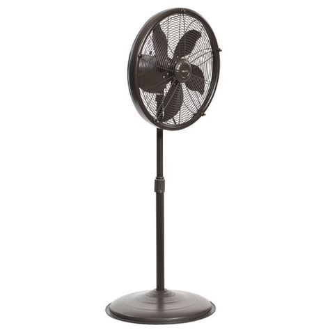 New Air Oscillating Outdoor Misting Pedestal Fan Outdoor Misting Fan, Misting Fan, Backyard Area, Standing Fans, Pedestal Fan, Room Fan, Metal Fan, Outdoor Fan, Fan Blades