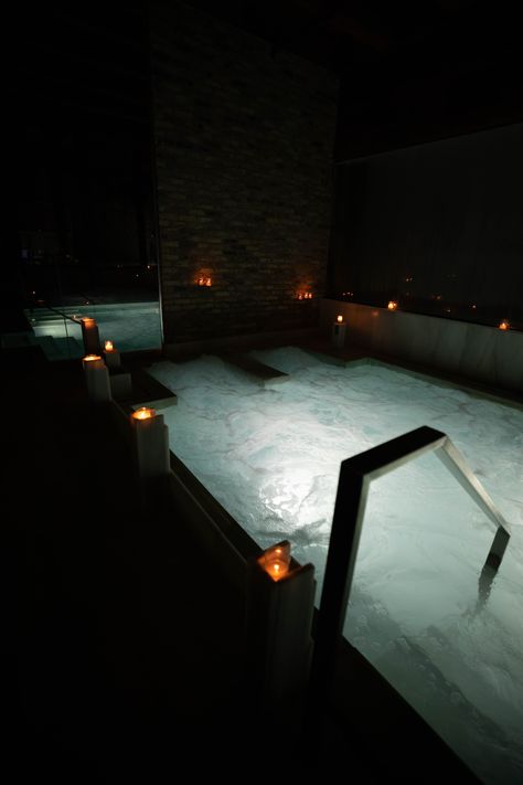 AIRE Ancient Baths Spa and Wellness Haven in Chicago, Illinois Luxury Spas of the World Aire Ancient Baths, Salt Water Pools, Spa Waterfall, Dream Spa, Dreams Spa, Spa Interior Design, Spa And Wellness, Cold Plunge, Spa Interior