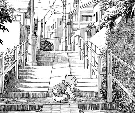 Perspective Drawing Anime, Perspective Anime, 1 Point Perspective Drawing, 1 Point Perspective, Cityscape Drawing, Perspective Sketch, Perspective Drawing Architecture, One Point Perspective, Seni 2d