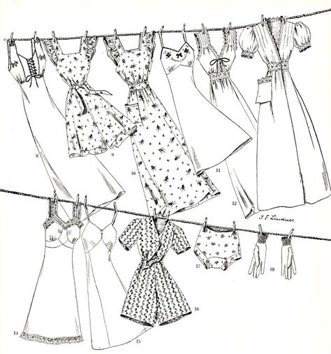 Clothes line Glamour Magazine, April 2012, Digi Stamps, New Line, Clothes Line, Digital Stamps, Colouring Pages, Embroidery Applique, Adult Coloring Pages