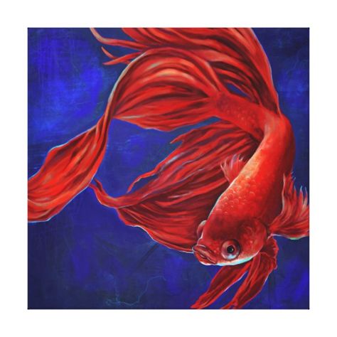 Betta Fish Painting, Painting Templates, Fish Drawings, Week 5, Fish Painting, Fish Art, Betta Fish, Custom Posters, Koi Fish