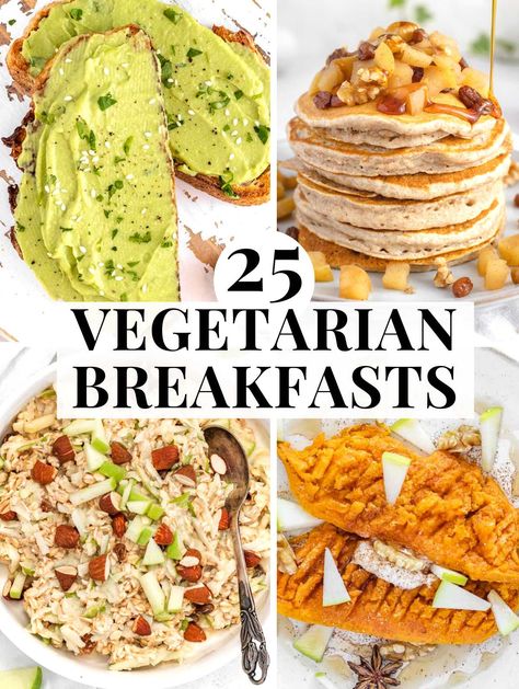 25 Tasty Vegetarian Breakfast Ideas to Kickstart Your Day Breakfast Ideas For Vegetarians, Savory Vegetarian Breakfast, Breakfast Ideas Healthy Indian, Breakfast Veggie Ideas, Pescatarian Breakfast Ideas, Veggie Breakfast Ideas, Easy Vegetarian Breakfast Ideas, Breakfast Ideas Vegetarian, Vegetarian Breakfast Burrito