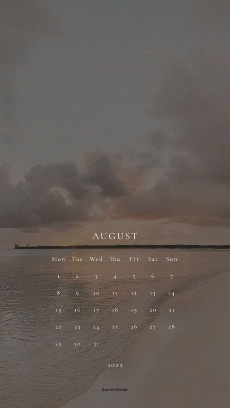 August Wallpaper iPhone: Refreshing Designs to Brighten Your Screen August Screensaver, Calender Wallpapers, August Calendar 2022, August Aesthetic Month, August Wallpaper Iphone, August Calendar Wallpaper, August Aesthetic Wallpaper, August Wallpaper Aesthetic, August Wallpapers