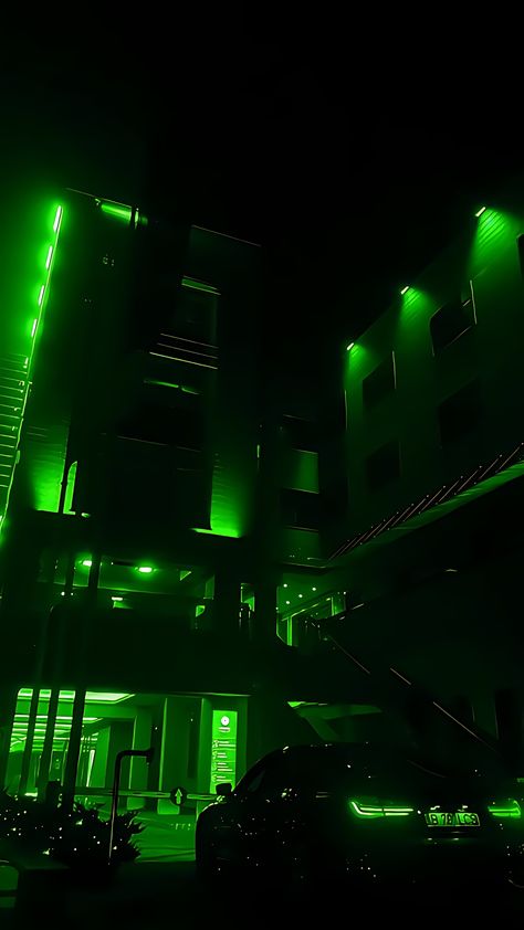 Green Hotel Aesthetic, Neon Green Car Aesthetic, Neo Green Aesthetic, Green Led Lights Aesthetic, Edgy Green Aesthetic, Dark Green Aethstetic, Green Led Light Aesthetic, Pink Moon Wallpaper, Green Hour