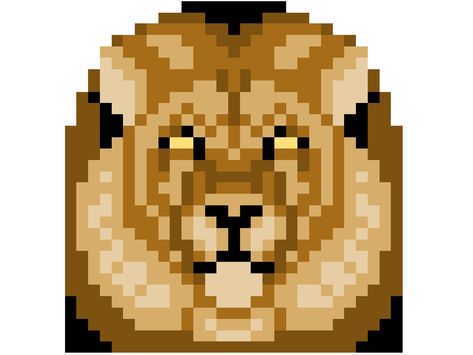 Amazing pixel quilt pattern recently went to another happy customer #etsy shop: Lion - quilt top pattern, pixel quilt pattern, pixel quilt https://etsy.me/3gsSvCG #quilting #sewing #quilttop #pixelquilt #quiltpattern #pixelpattern #animal #lion #kingofthejungle Lion Pixel Art, Lion Quilt, Grille Pixel Art, Pixel Quilt Pattern, Pixel Quilt, Quilt Top Patterns, Pixel Quilting, Animal Lion, Pixel Art Templates