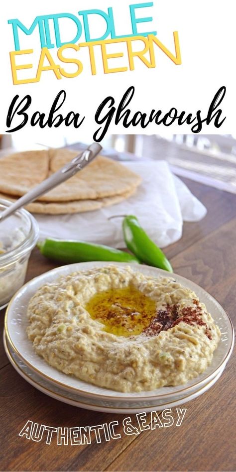 Eggplant Tahini, Baba Ghanoush Recipe, Baba Ganoush Recipe, Dip Healthy, Babaganoush Recipe, Tahini Dip, Roasted Eggplant Dip, Baba Ghanoush, Eggplant Dip