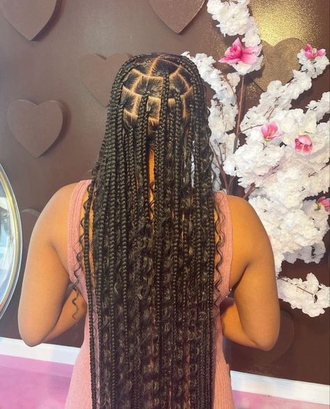 Boho Braids Medium, Knotless Braids Goddess, Hair Fishtail Braid, Popular Braided Hairstyles, Goddess Knotless Braids, Goddess Knotless, Medium Braids, Braids Small, Braids Medium