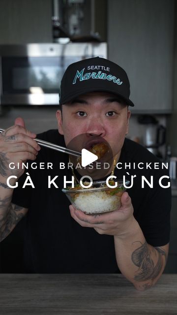 Phở Da Culture on Instagram: "In our next Vietnamese recipe collaboration, we linked up with @feedthepudge for his Ginger Braised Chicken / Gà Kho Gừng dish 🔥 This is the perfect Vietnamese home-cooked meal if you’re broke like us! if u got a couple of bucks, then u got a bomb-ass meal! full recipe on @feedthepudge ⬅️ Make sure to follow @feedthepudge and @phodaculture for all your Vietnamese vibes 🙌 Tag and share with a friend or sibling who loves this dish ⬇️" Vietnamese Chicken Drumstick Recipes, Vietnamese Recipe, Vietnamese Chicken, Viet Food, Drumstick Recipes, Chicken Drumstick Recipes, Cooked Meal, Braised Chicken, Chicken Drumsticks