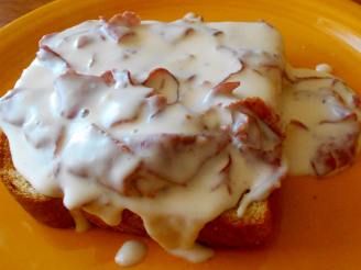 Easiest Creamed Chipped Beef Recipe - Food.com Chipped Beef Recipe, Cream Chipped Beef Recipe, Chipped Beef On Toast, Beef On Toast, Creamed Chipped Beef, Cream Cheese Recipes Dip, Creamed Beef, Dried Beef, Easy Breakfast Recipe