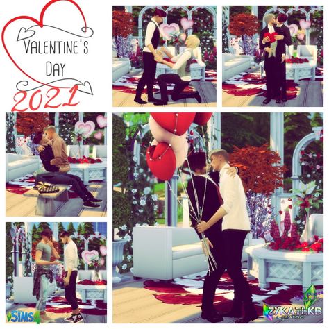 TS4 Poses Sims 4 Valentines Day, Valentines Day Poses, Sims 4 Valentines, Sims 4 Poses, Ts4 Poses, Valentine Days, Eyes Drawing, Sims Four, Heart Balloons