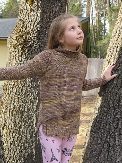 Bitty Birchbark by Alicia Plummer, knitted by autiefawn | malabrigo Rios in Niebla Birch Bark, Wardrobe Basics, Top Pattern, Everyday Fashion, Sweater Dress, Turtle Neck, Wardrobe, Pattern