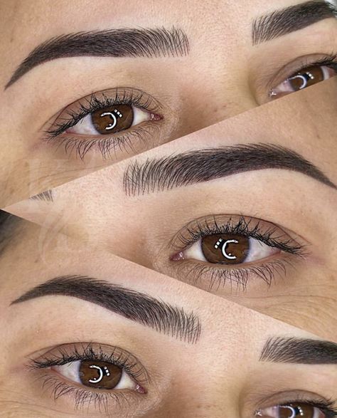 Microblading Styles, Powder Ombre Eyebrows, Soft Arch Eyebrows, Combo Brows Microblading, Eyebrow Inspiration, Microshading Eyebrows, Nano Brows, Eyebrows Goals, Ombre Eyebrows