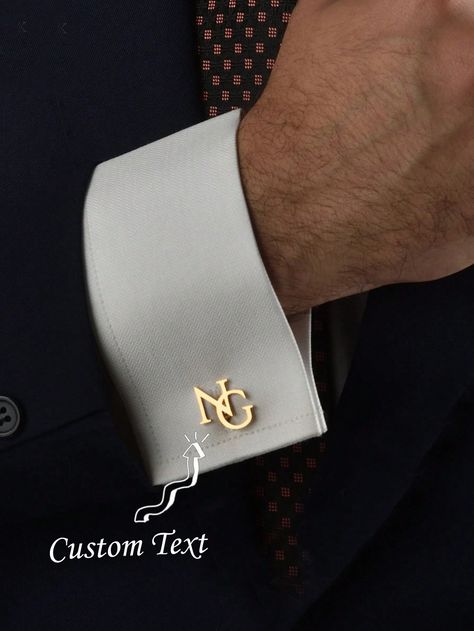 Silver cufflinks