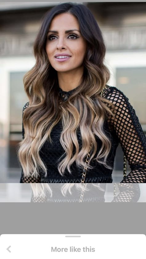 Ombré Hair Extensions, Brunette To Blonde Ombre, Brown Hair With Blonde Tips, Art Maximalism, Brunette Ombre Hair, Dark Brown To Blonde Balayage, Trendy Fall Hair Color, Blonde Ombré, Balayage Hair Caramel