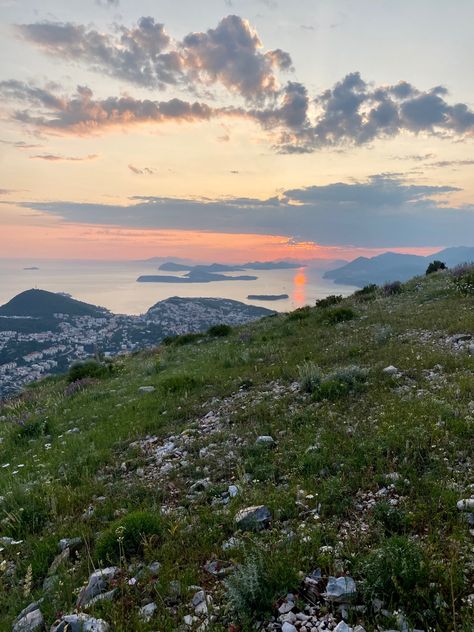 #sunset #sun #sunrise #dubrovnik #croatia #travel #backpacking #solo #hike Hiking In Croatia, Croatia Hiking, Balkan Summer, Croatian Summer, Places I Wanna Visit, Europe Bucket List, Bucket List Places, Backpacking Europe, Croatia Travel