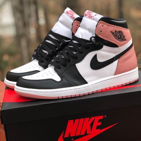 Air Jordan Barely Rose, Nike Jordan Air 1 Pink And Orange, Rust Pink Jordan 1, Jordan 1 Canyon Rust, Air Jordan Rust Pink, Air Jordan 1 Rust Pink, Jordan 1 Atmosphere Pink, Air Jordan 1 Outfit Women, Jordan 1 Outfit Women