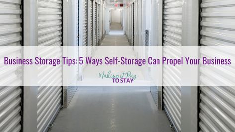 Self-storage facilities are becoming more and more popular. These facilities offer businesses a place to store extra inventory, office supplies, furniture, or any other equipment that they need on hand for their business. Businesses often use self-storage to save money on the cost of renting an office warehouse or manufacturing facility.  There are many benefits […] The post Business Storage Tips: 5 Ways Self-Storage Can Propel Your Business appeared first on Making It Pay To Stay. Office Warehouse, Business Storage, Long Term Storage, Storage Tips, Storage Facility, Mini Storage, Self Storage, Manufacturing Facility, Office Organization