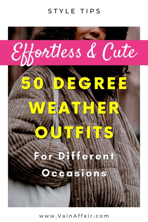 Outfits To Wear In 50 Degree Weather, Outfit 50 Degree Weather, Mid 50 Degree Weather Outfit, 40-50 Degree Weather Outfits, 55 Degree Weather Outfit Winter, What To Wear In 55 Degree Weather, 50degree Weather Outfit, Cute Outfits For 50 Degree Weather, Dress For 50 Degree Weather